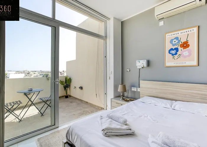 Apartamento Spacious, 1br Duplex Off Uni/hospital With Wifi By 360 Estates Msida